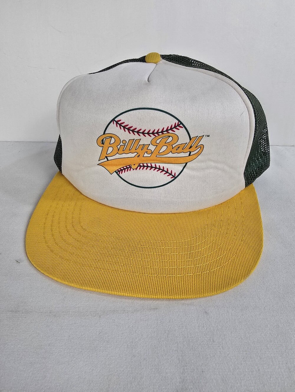 Vintage Oakland A's Billy Ball Trucker Mesh Panel Snapback Baseball Cap Hat